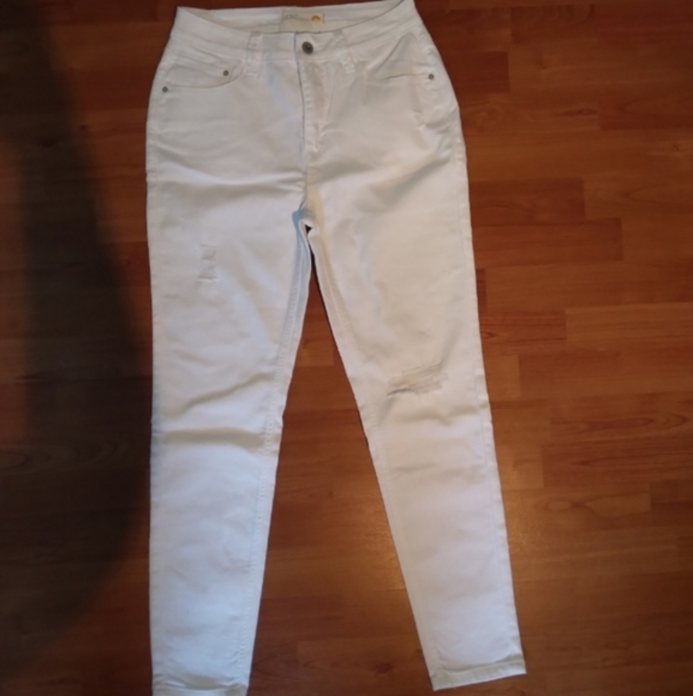 C&C California high rise distressed skinny Jeans‎